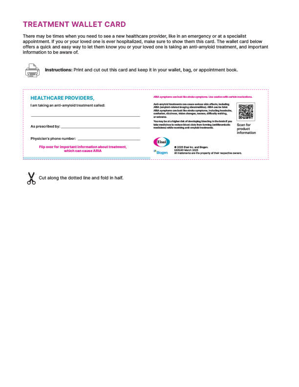 Download LEQEMBI Wallet Card Download LEQEMBI Wallet Card