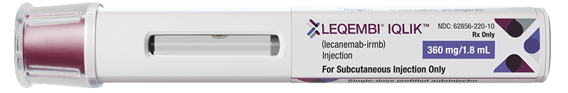 LEQEMBI IQLIK is an FDA approved once-weekly at-home subcutaneous injection after 18 months of infusion treatment