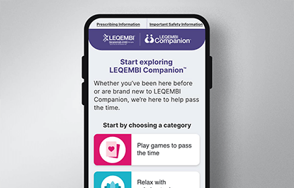 LEQEMBI Companion app