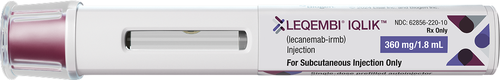 The now-approved, at-home, single-dose prefillled autoinjector of LEQEMBI® (lecanemab-irmb)